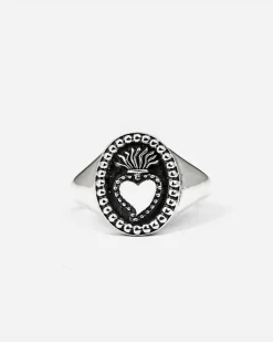ANELLO CHEVALIER OVALE CUORE EX-VOTO