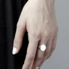 ANELLO CHEVALIER OVALE MEDIO CON INCISIONE PERSONALIZZATA
