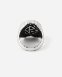ANELLO CHEVALIER ROSA EROX IN ARGENTO