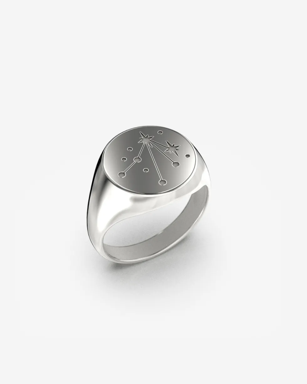 ANELLO CHEVALIER TONDO IN ORO