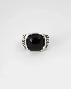 ANELLO CHEVALIER VISION OF SUPER CON PIETRA NERA
