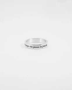 ANELLO FASCIA H4 IN ARGENTO CON INCISIONE PERSONALIZZABILE