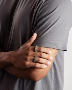 ANELLO FEDE MODULI GOTICI REAL IN ARGENTO