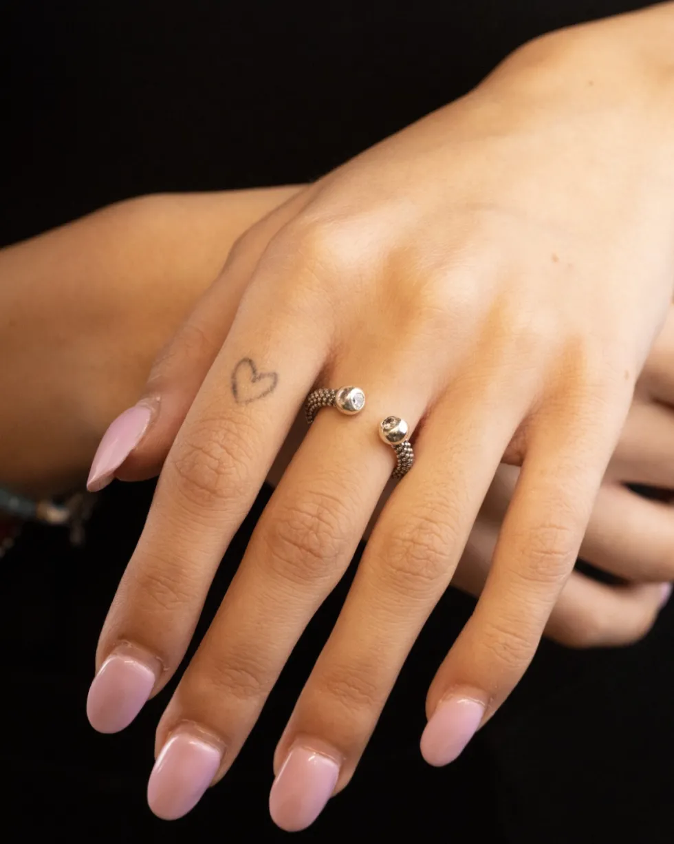 ANELLO FEDINA PIERCING PUNTINATA CON PIETRE