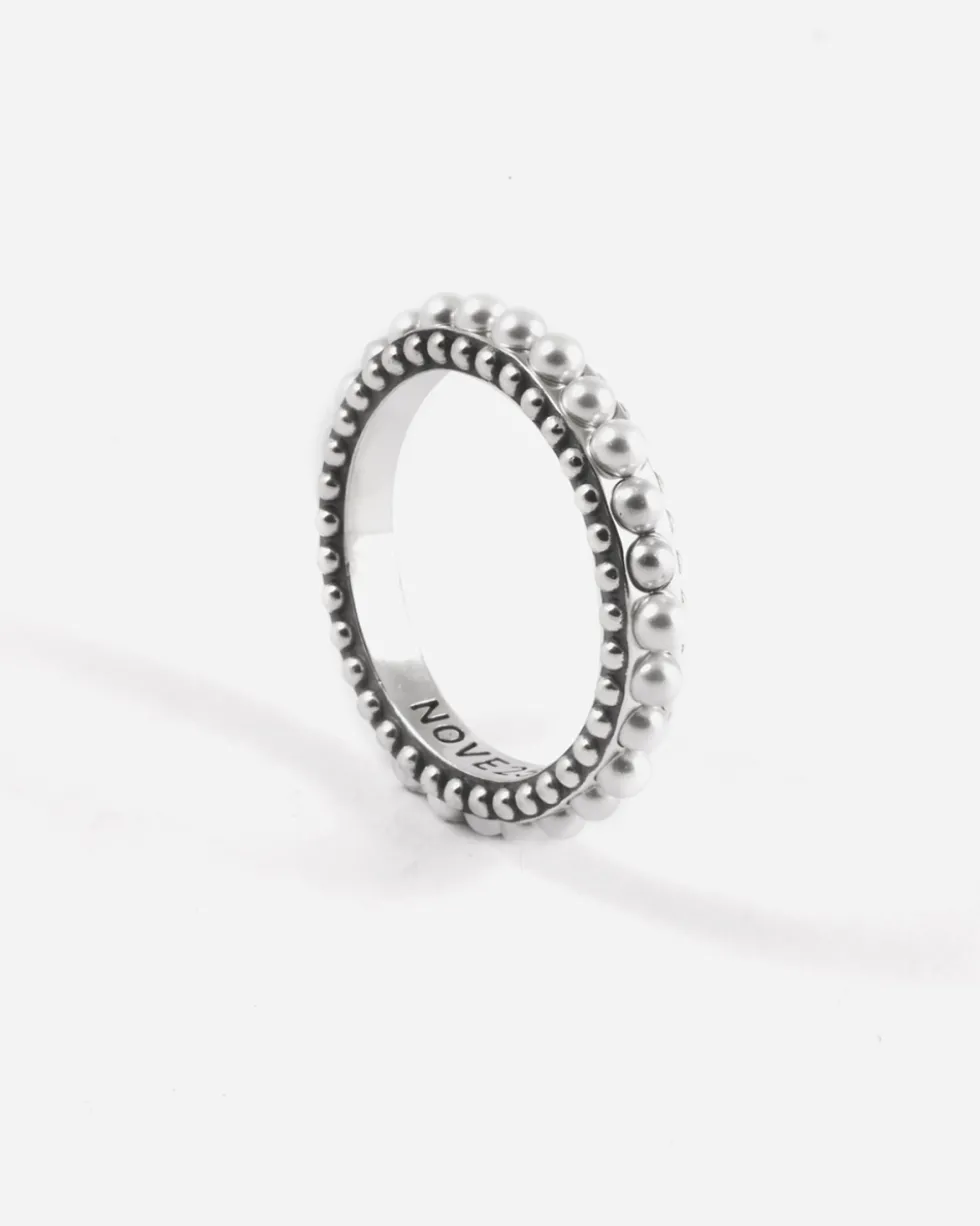ANELLO FEDINA PUNTINATA SEA GIFT IN ARGENTO CON PERLE