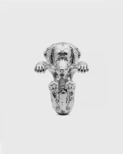 ANELLO HUG CANE BOVARO DEL BERNESE IN ARGENTO