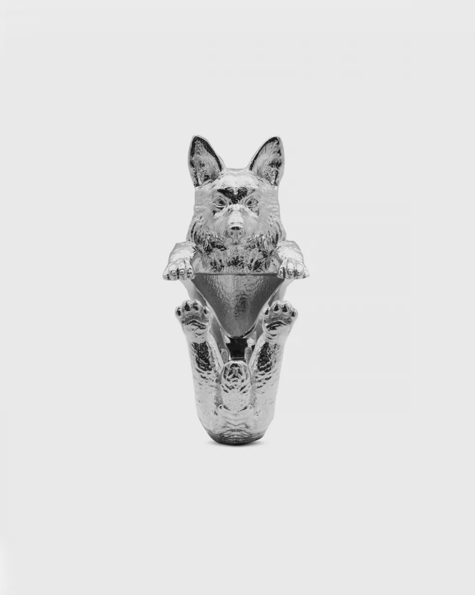 ANELLO HUG CANE CORGI IN ARGENTO