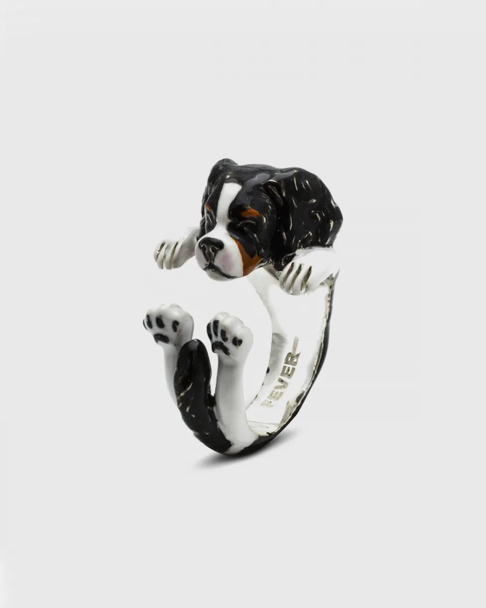 ANELLO HUG CAVALIER KING CHARLES SPANIEL SMALTATO