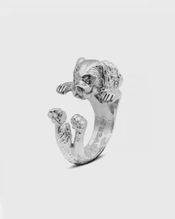 ANELLO HUG CAVALIER KING IN ARGENTO