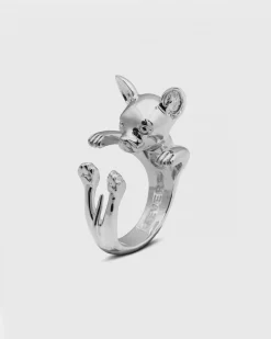 ANELLO HUG CHIHUAHUA IN ARGENTO
