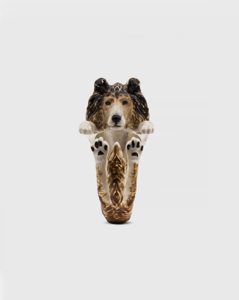 ANELLO HUG COLLIE SMALTATO