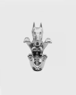 ANELLO HUG DOBERMANN IN ARGENTO