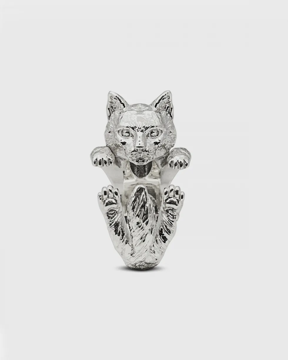 ANELLO HUG NORVEGESE DELLE FORESTE / ARGENTO LUCIDO