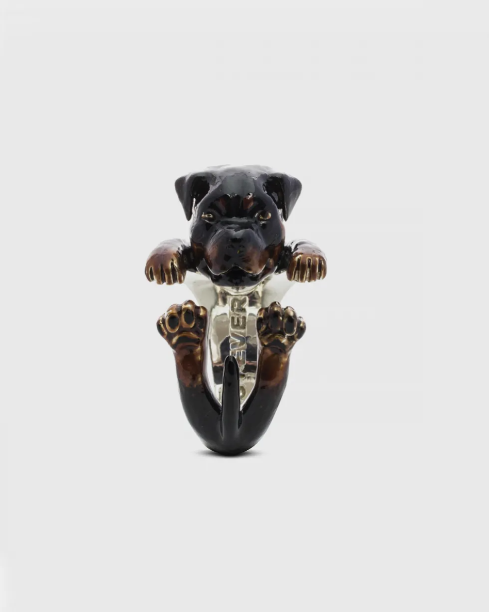 ANELLO HUG ROTTWEILER SMALTATO