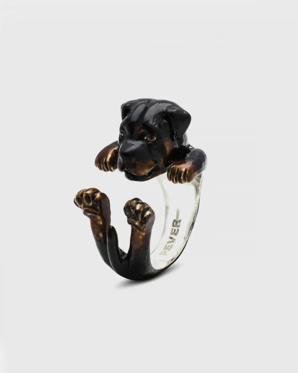 ANELLO HUG ROTTWEILER SMALTATO