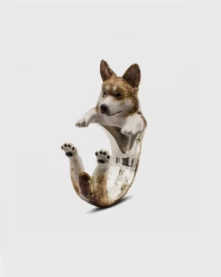 ANELLO HUG WELSH CORGI PEMBROKE SMALTATO