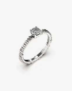 ANELLO SOLITARIO LYRICS ORO CON DIAMANTE