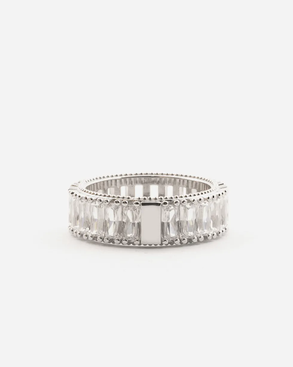 ANELLO WHITE GARLAND IN ARGENTO CON BRILLANTI