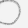 BRACCIALE ANELLINI DIAMANTATI IN ARGENTO