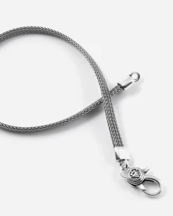 BRACCIALE CALZA PIATTA IN ARGENTO