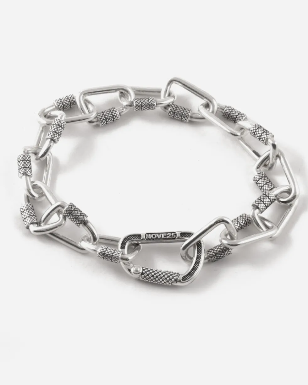 BRACCIALE CATENA MOSCHETTONI