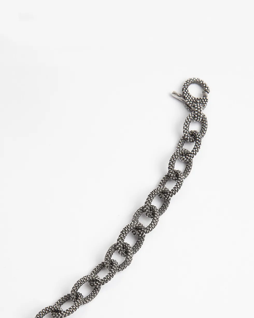 BRACCIALE CATENA PUNTINATA