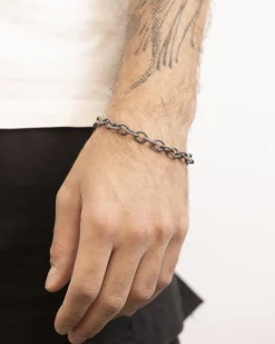 BRACCIALE CATENA PUNTINATA