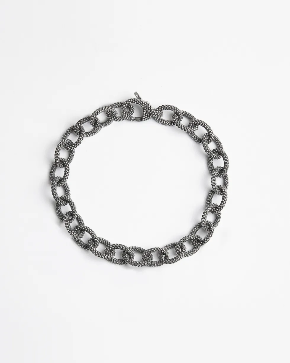 BRACCIALE CATENA PUNTINATA