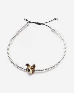 BRACCIALE DOG FEVER TESTA AMERICAN STAFFORDSHIRE SMALTATO