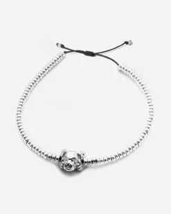 BRACCIALE DOG FEVER TESTA CAVALIER KING CHARLES SPANIEL IN ARGENTO
