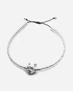 BRACCIALE DOG FEVER TESTA YORKSHIRE IN ARGENTO
