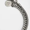 BRACCIALE DUE FILI GRUMETTA E CODA DI VOLPE