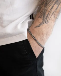 BRACCIALE DUE FILI GRUMETTA E CODA DI VOLPE