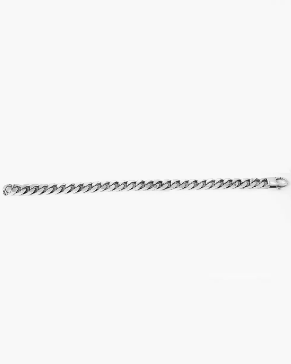 BRACCIALE GRUMETTA QUADRATA FILO 250 IN ARGENTO