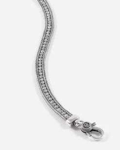 BRACCIALE TENNIS WHITE FOXTAIL CON BRILLANTI