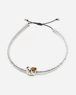 BRACCIALE TESTA BULLDOG INGLESE / SMALTO