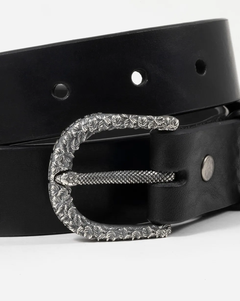 CINTURA CON FIBBIA EDEN IN ARGENTO