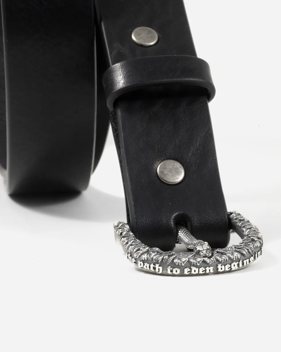 CINTURA CON FIBBIA EDEN IN ARGENTO