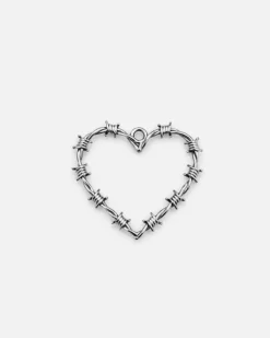 CIONDOLO CUORE FILO SPINATO