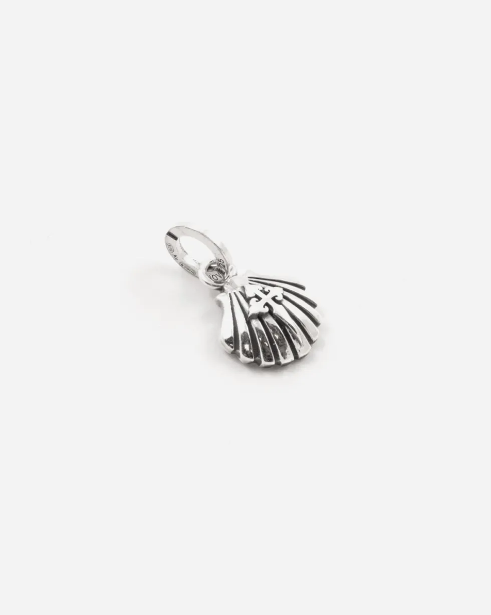 CIONDOLO MINI CHARM CONCHIGLIA DI SANTIAGO IN ARGENTO
