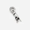 CIONDOLO MINI CHARM MANO CORNA IN ARGENTO