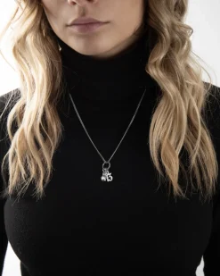 CIONDOLO MINI CHARM PALLA DA CALCIO IN ARGENTO