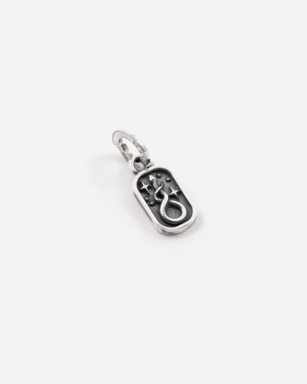 CIONDOLO MINI CHARM TAROT IL MATTO IN ARGENTO