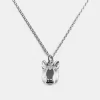 COLLANA CON CIONDOLO BULL TERRIER IN ARGENTO
