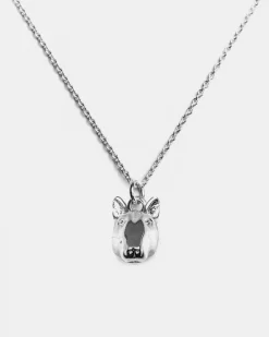 COLLANA CON CIONDOLO BULL TERRIER IN ARGENTO