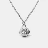 COLLANA CON CIONDOLO MALTESE IN ARGENTO