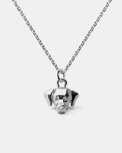 COLLANA CON CIONDOLO WEIMARANER IN ARGENTO