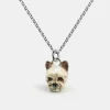 COLLANA CON CIONDOLO YORKSHIRE SMALTATO