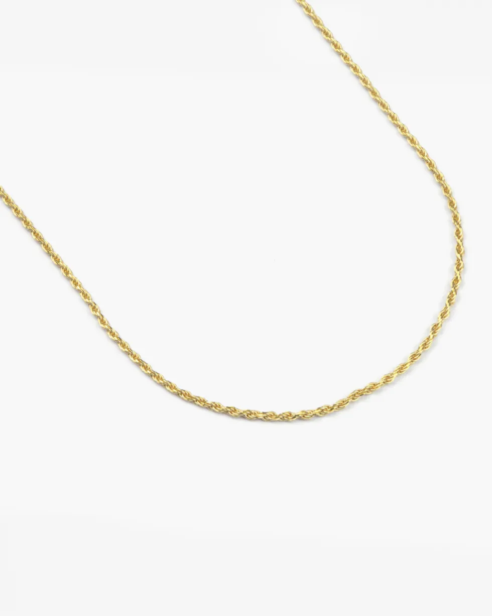 COLLANA CORDA DIAMANTATA 025 CON ALLUNGHINI ORO GIALLO