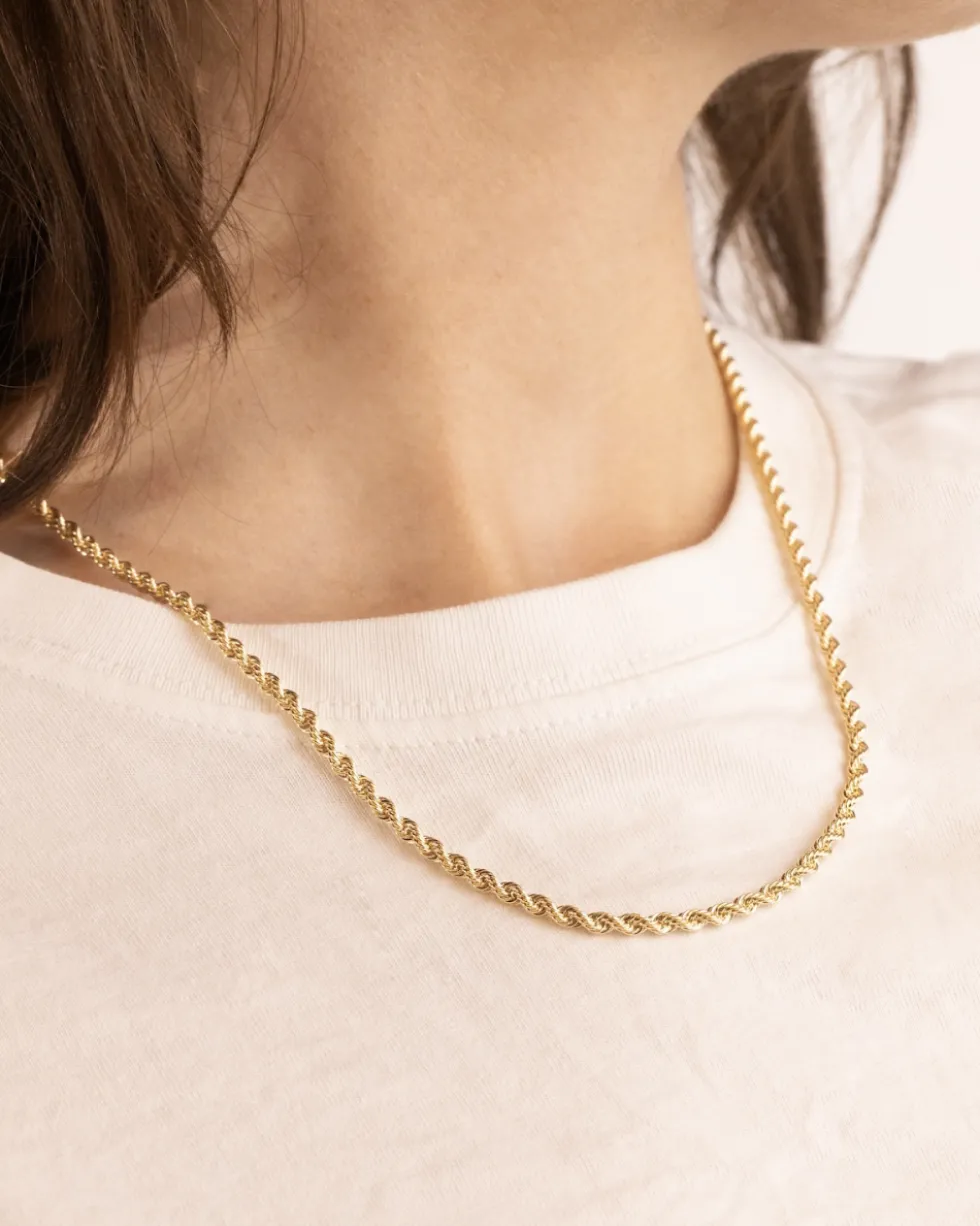COLLANA CORDA 060 IN ORO 9 KT